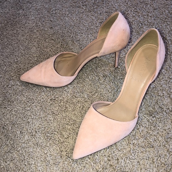 Almost new Jcrew Suede Heels size 9 - Picture 1 of 1